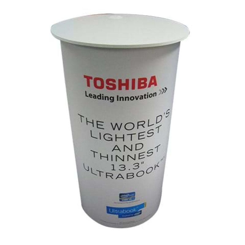 Round display plinth - Displays2Go