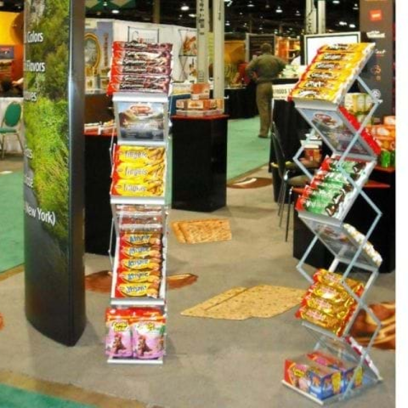 Food display at exhibition - Displays2Go