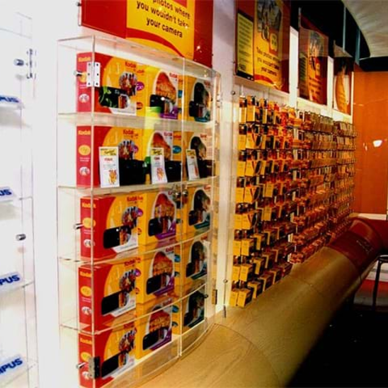 Display shelves in retail store - Displays2Go