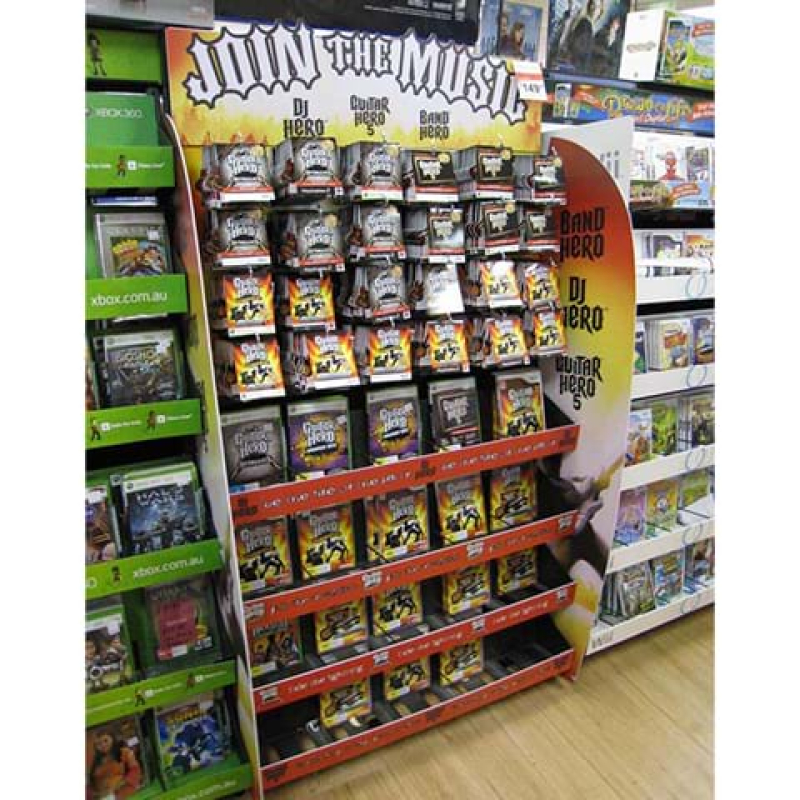 Guitar Hero shelf signage - Displays2Go