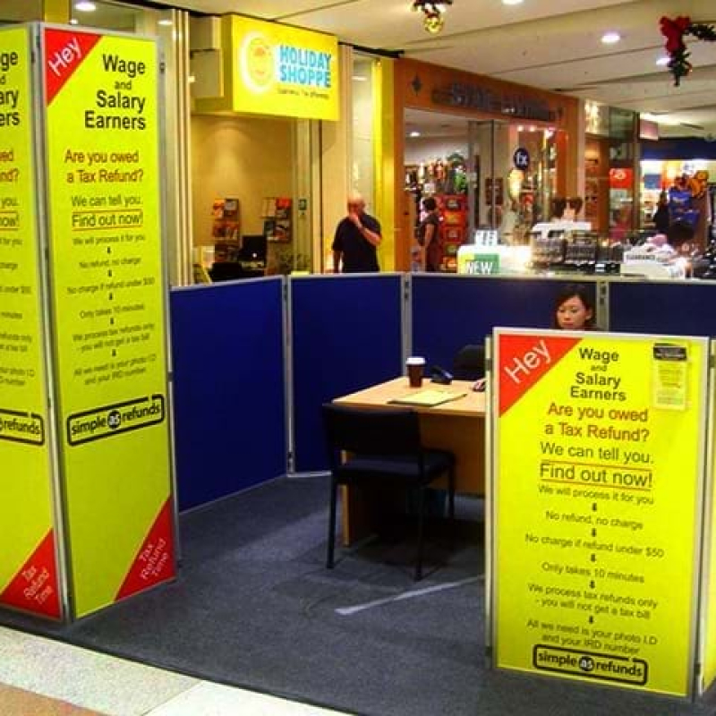 Cario shopping centre booth configuration - Displays2Go