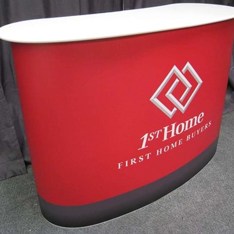 Mall demo counter - Displays2Go
