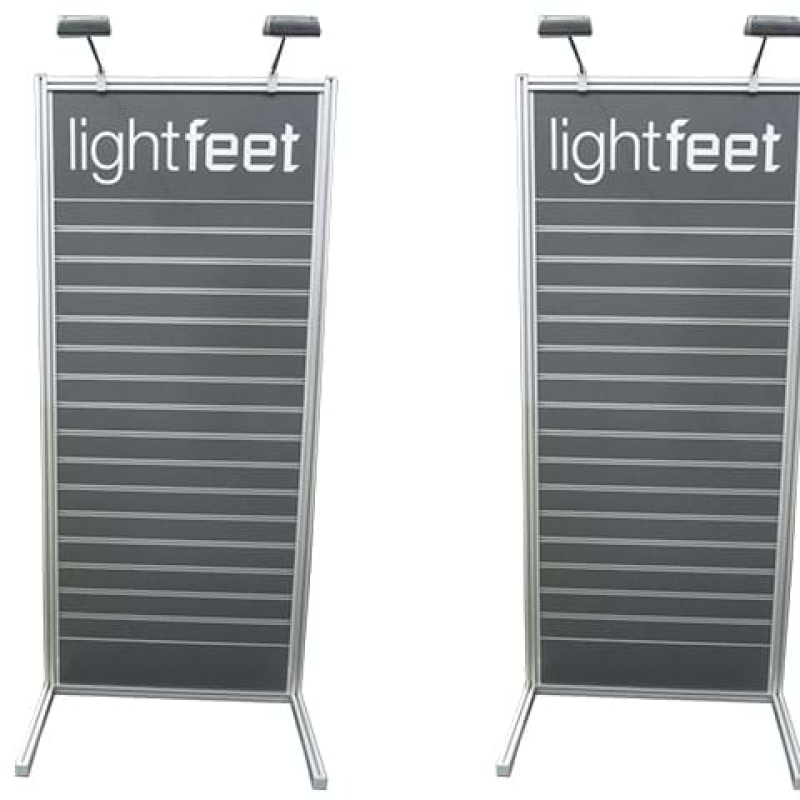 Portable slat wall system - Displays2Go