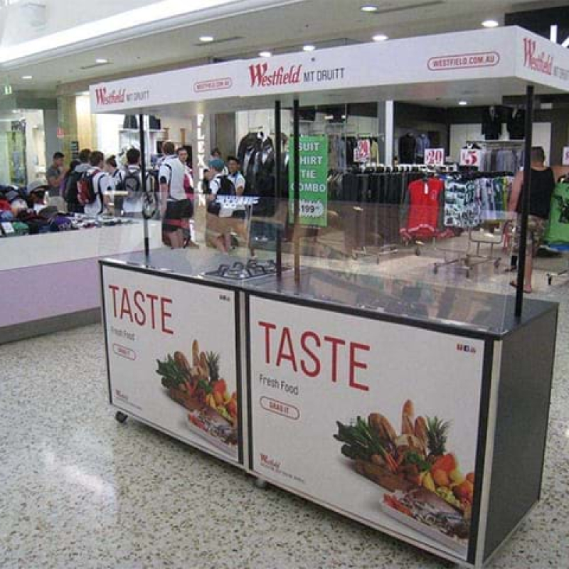 Westfield portable cooking carts - Displays2Go