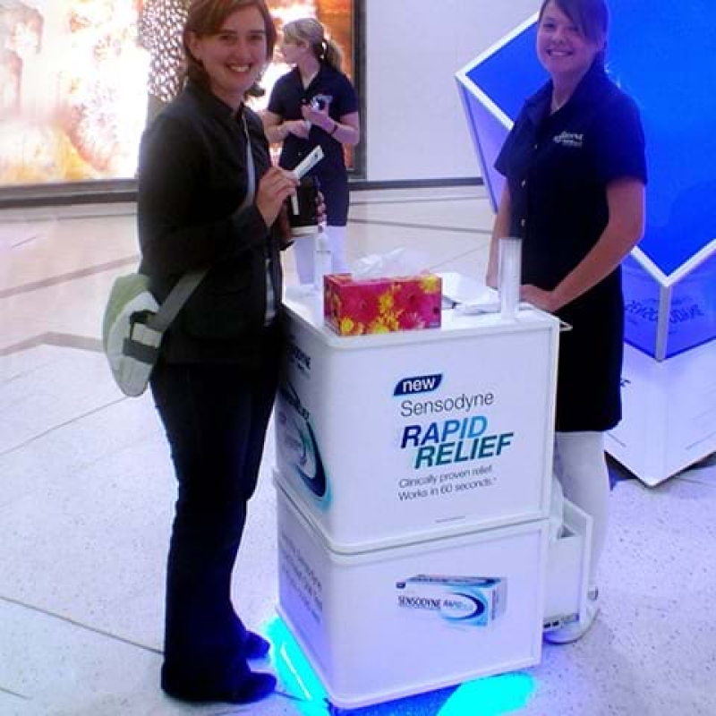 Customised retail display with lighting - Displays2Go