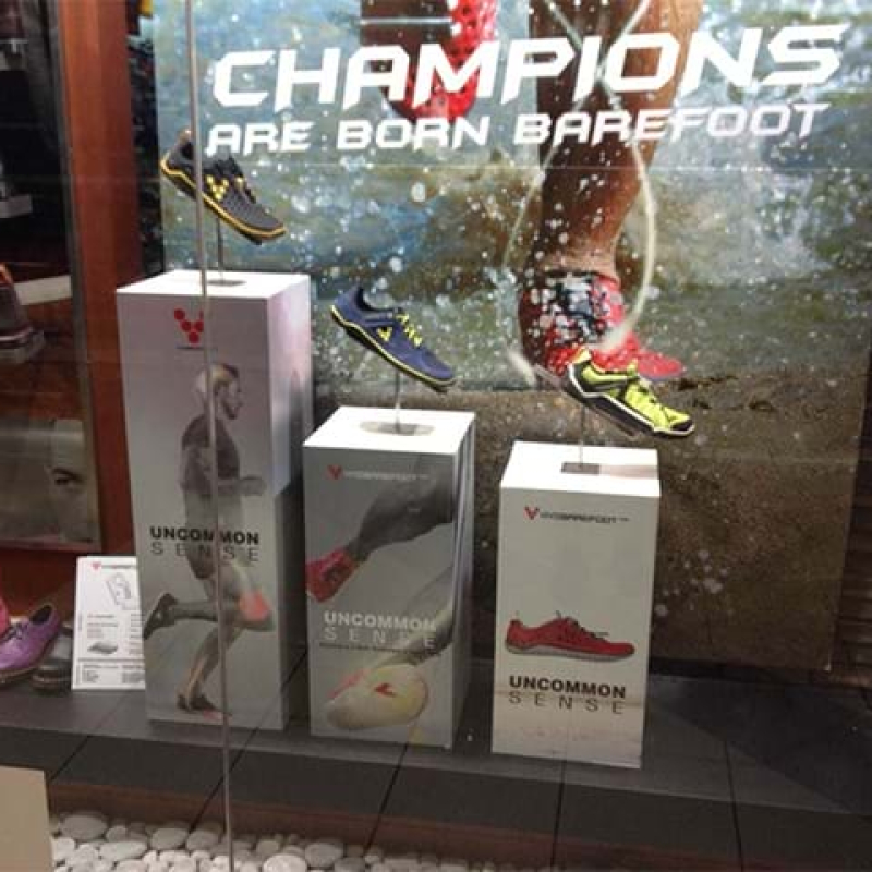 Window display pedestal stands - Displays2Go