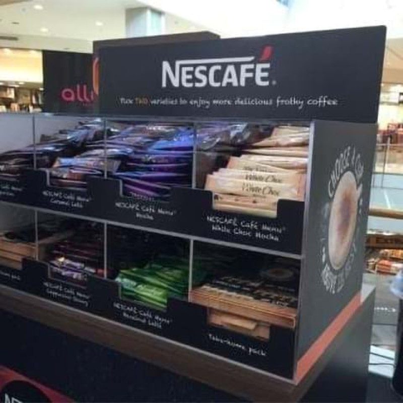 Custom acrylic sachet dispenser - Displays2Go