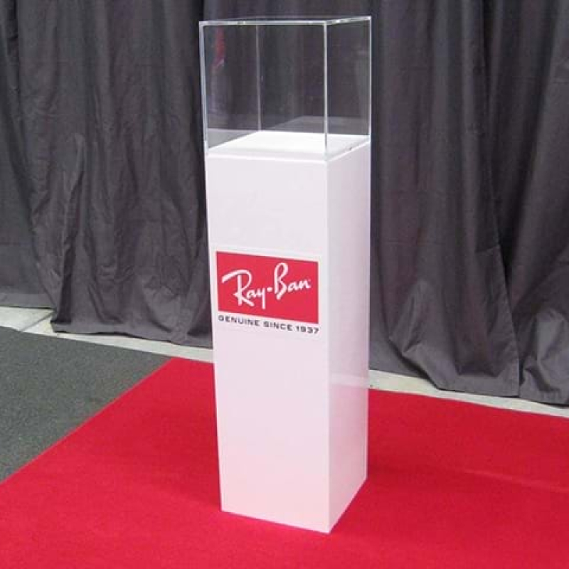 Display case on a plinth - Displays2Go