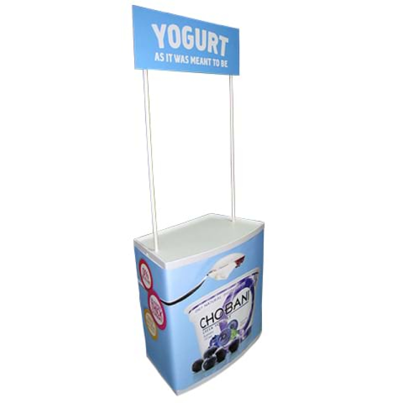 Retail demonstrator yoghurt sampling - Displays2Go